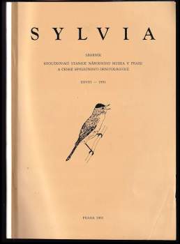 Jan Hora: SYLVIA sborník XXVIII-1991