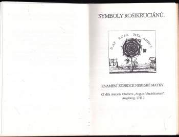Franz Hartmann: Symboly Rosikruciánů