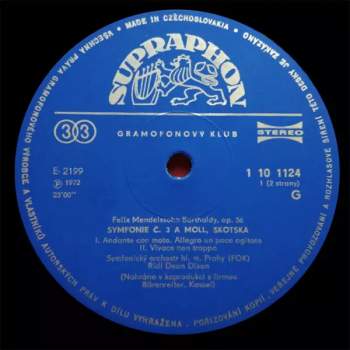 The Prague Symphony Orchestra: Symfonie Č. 3 A Moll, Skotská