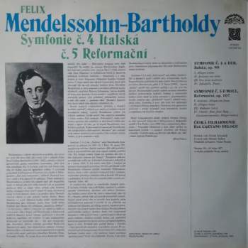 The Czech Philharmonic Orchestra: Symfonie Č. 4 Italská / Symfonie Č. 5 Reformační
