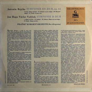 Anton Reicha: Symfonie D-dur / Symfonie Es-dur
