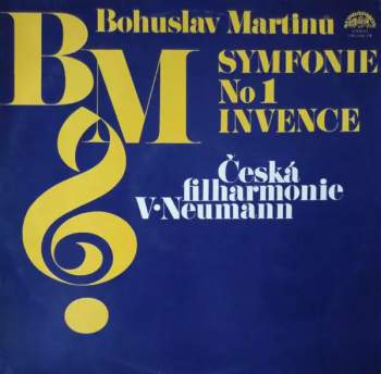 The Czech Philharmonic Orchestra: Symfonie No1 / Invence