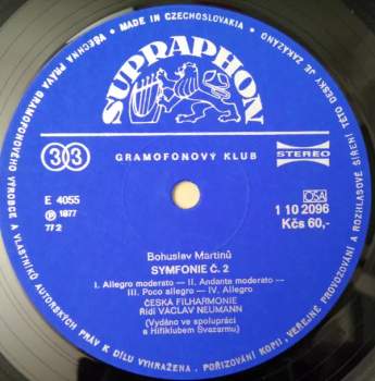 The Czech Philharmonic Orchestra: Symfonie No2 / Symfonické Fantazie