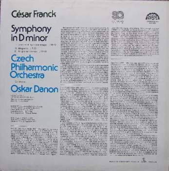 The Czech Philharmonic Orchestra: Symphony In D Minor