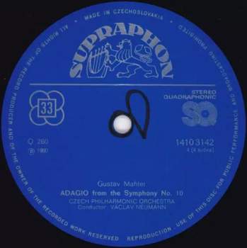 The Czech Philharmonic Orchestra: Symphony No˚ 6 / Symphony No˚ 10 (Adagio) (2xLP)