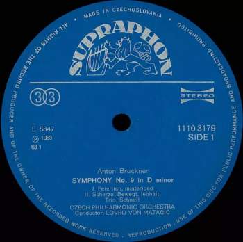 The Czech Philharmonic Orchestra: Symphony No.9
