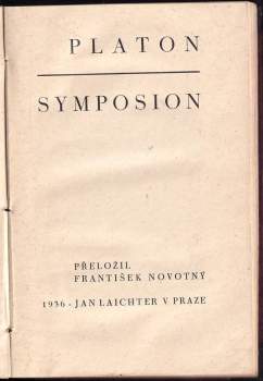 Platón: Symposion