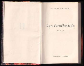 Richard Wright: Syn černého lidu