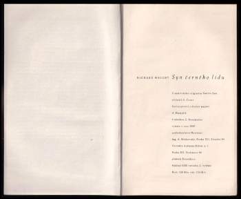 Richard Wright: Syn černého lidu