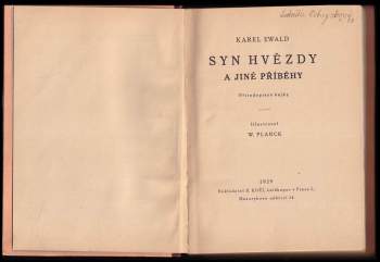 Carl Ewald: Syn hvězdy a jiné příběhy