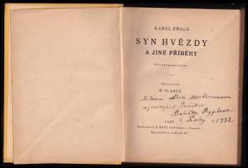 Carl Ewald: Syn hvězdy a jiné příběhy