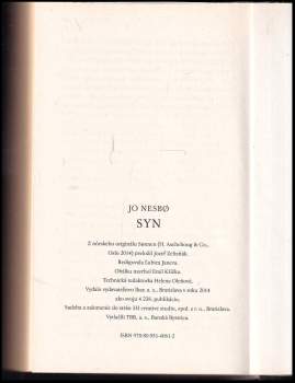 Jo Nesbø: Syn