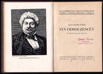 Alexandre Dumas: Syn odsouzencův