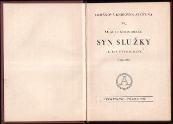 August Strindberg: Syn služky