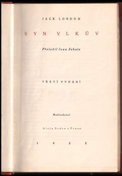 Jack London: Syn vlkův