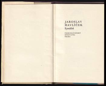 Jaroslav Havlíček: Synáček