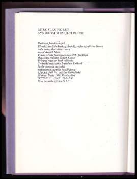 Miroslav Holub: Syndrom mizející plíce