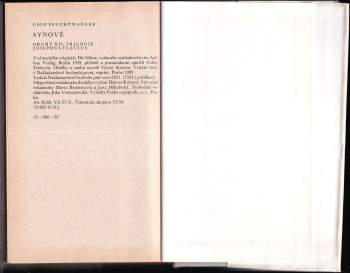 Lion Feuchtwanger: Synové