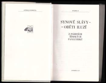 Synové slávy - oběti iluzí