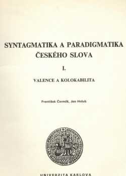Syntagmatika a paradigmatika českého slova