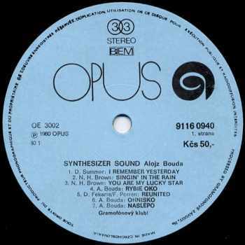 Alojz Bouda: Synthesizer Sound
