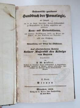 F. W. Hinkert: Systematisch-geordnetes Handbuch der Pomologie 2