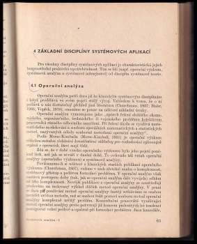 Jaroslav Habr: Systémová analýza a syntéza (moderní přístup k řízení a rozhodování)