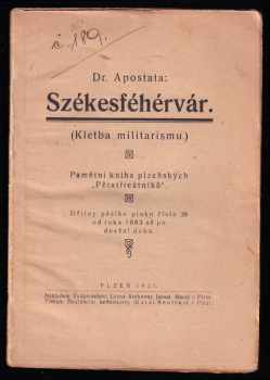 Stanislav Kostka Neumann: Székesféhérvár