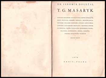 Jaromír Doležal: T. G. Masaryk - soupis tisků v cizích jazycích - English, balgarske, tun-kuo-chua