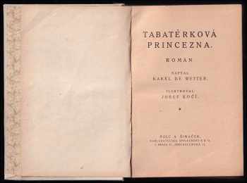 Karel Dewetter: Tabatěrková princezna