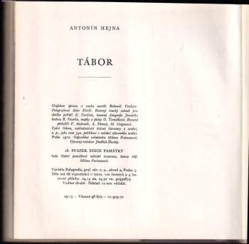 Antonín Hejna: Tábor