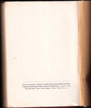 Arthur Ransome: Tábor u tajuplného moře