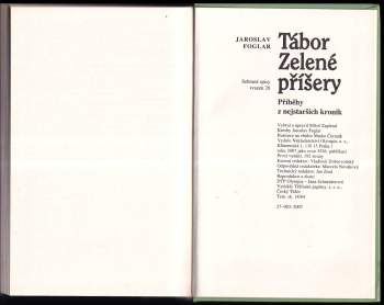 Jaroslav Foglar: Tábor Zelené příšery