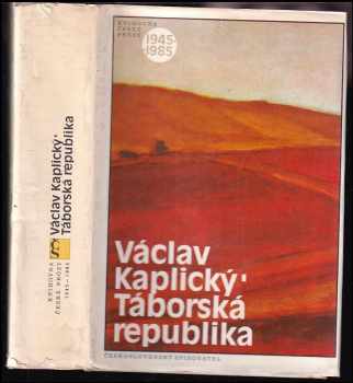 Václav Kaplický: Táborská republika
