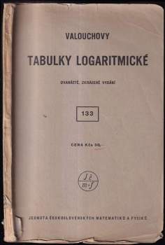 Tabulky logaritmické