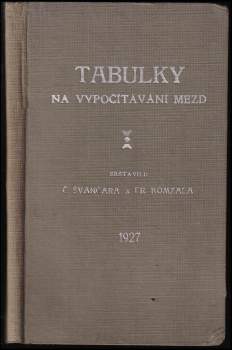 Tabulky na vypočítávání mezd