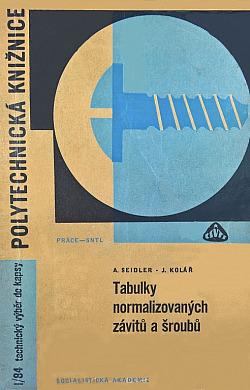 Tabulky normalizovaných závitů a šroubů