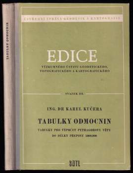 Karel Kučera: Tabulky odmocnin