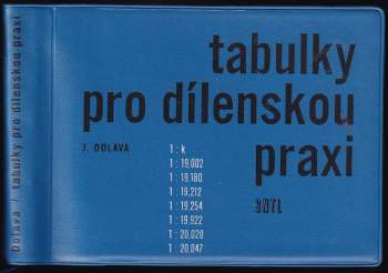 Tabulky pro dílenskou praxi