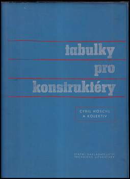 Tabulky pro konstruktéry