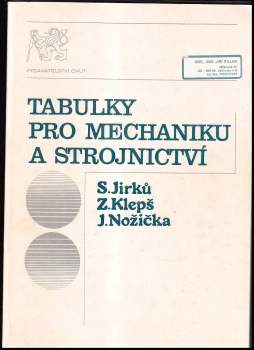 Tabulky pro mechaniku a strojnictví