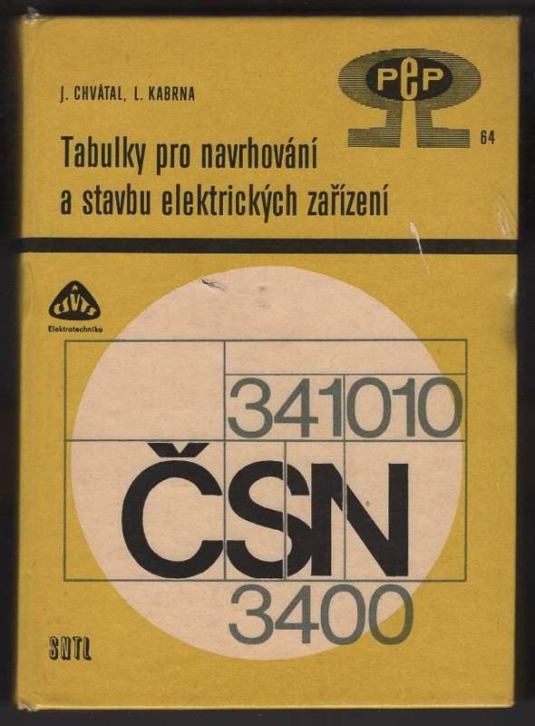 Tabulky pro navrhování a stavbu elektrických zařízení