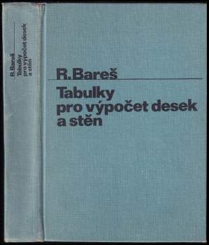 Tabulky pro výpočet desek a stěn