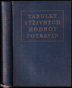 Oldřich Šmrha: Tabulky výživných hodnot potravin