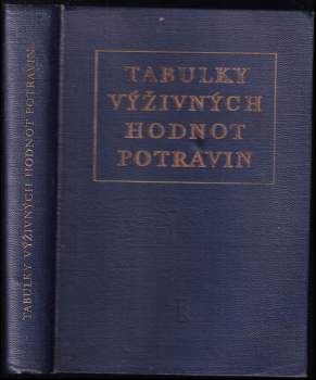 Tabulky výživných hodnot potravin