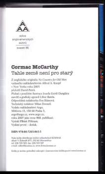 Cormac McCarthy: Tahle země není pro starý