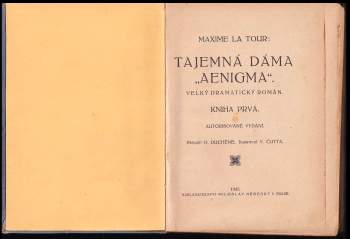 Maxime La Tour: Tajemná dáma "Aenigma"