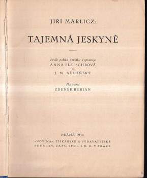 Jerzy Marlicz: Tajemná jeskyně