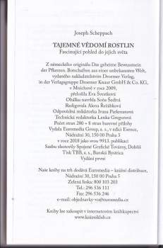 Joseph Scheppach: Tajemné vědomí rostlin