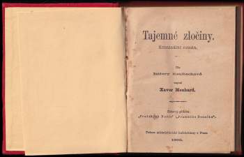 Isidora Kaulbachová: Tajemné zločiny